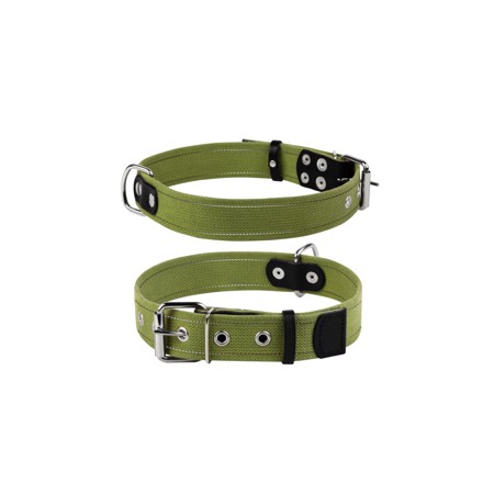 Collier coton "CollaR" vert 