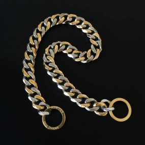 Collier Choke maile Cubain Luciano 2 cm 55CM