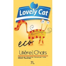 Litiére Chat Agglomerante LOVELY CAT 7L 