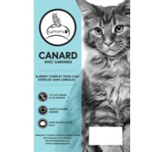 Croquette chat IUMMI Canard avec sardines 1,5 kg