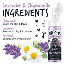 Paw Cleaner Sans Rincage Lavande et camomille Bugalugs