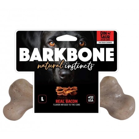 Dino Os à Mâcher pour Chien – Saveur Bacon Taille L Chuckit