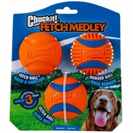 Balle Fetch Medley 3 Medium Chuckit