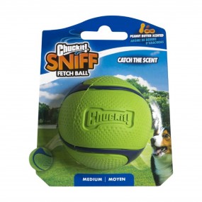 Balle Sniff Fetch Parfum de Cacahuète 6,5cm Chuckit