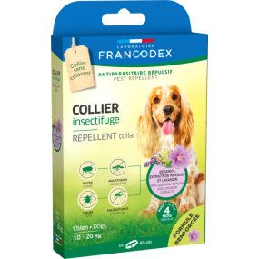 Collier insectifuge CHIEN 10Kg à 20 kg 