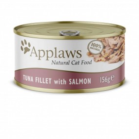 Applaws Boite de Filet de thon et Saumon 156grs